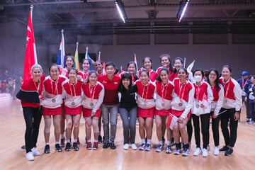 Sri Lankans hold back strong challenge from Team Singapore to retain Asian Netball Championships crown!