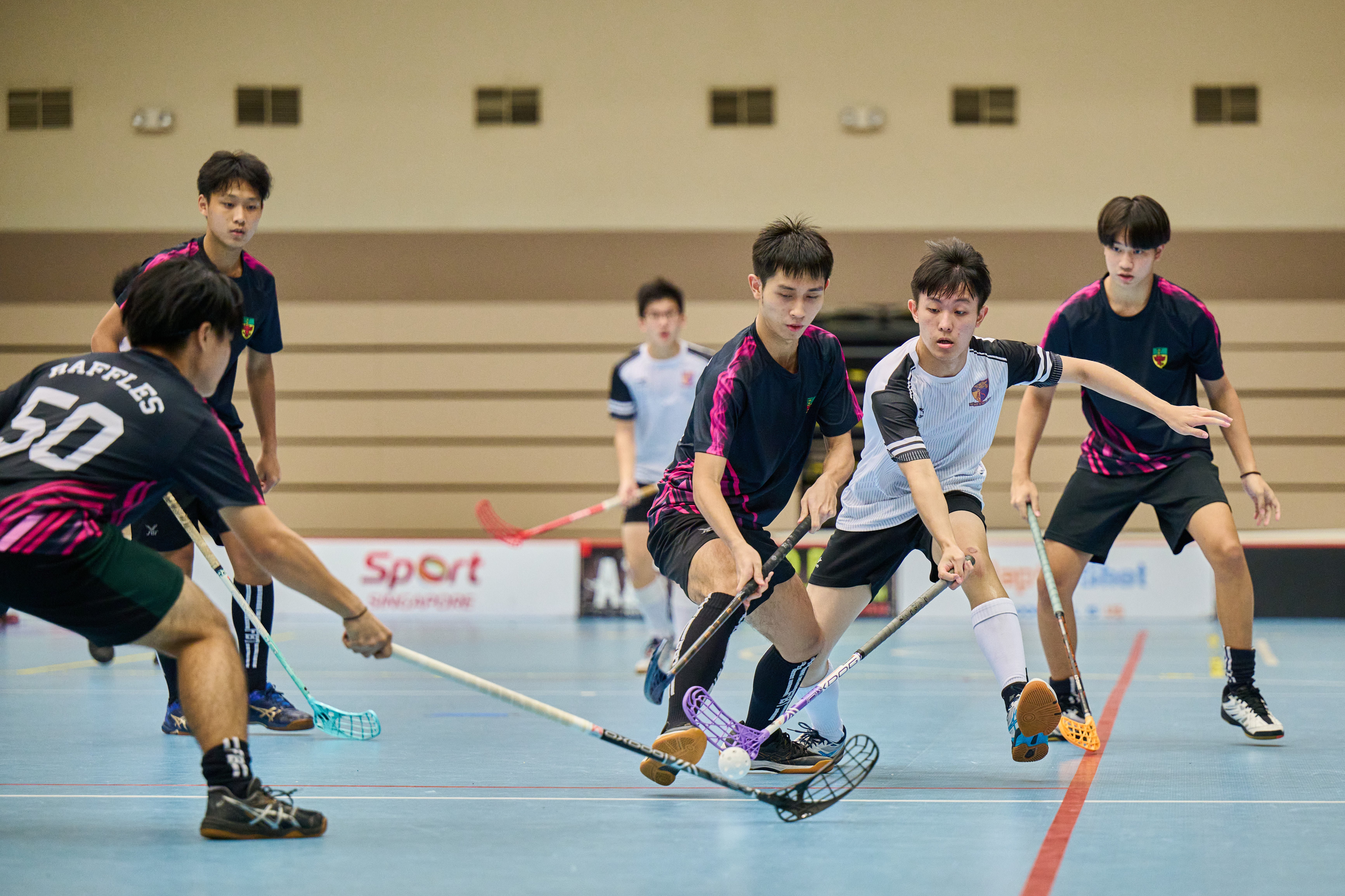 20220519_20220519 SSSC Floorball National A Div Boys Semi Finals Raffles Junior College Vs Anglo-Chinese Junior College_Siaw Woon Chong_0014