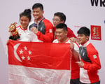 TeamSG Wrestling ends its SEA Games campaign with Gary Chow’s silver medal win!