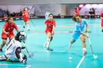 Goals galore as defending champions TeamSG, are off to good start in S'pore Floorball Series!