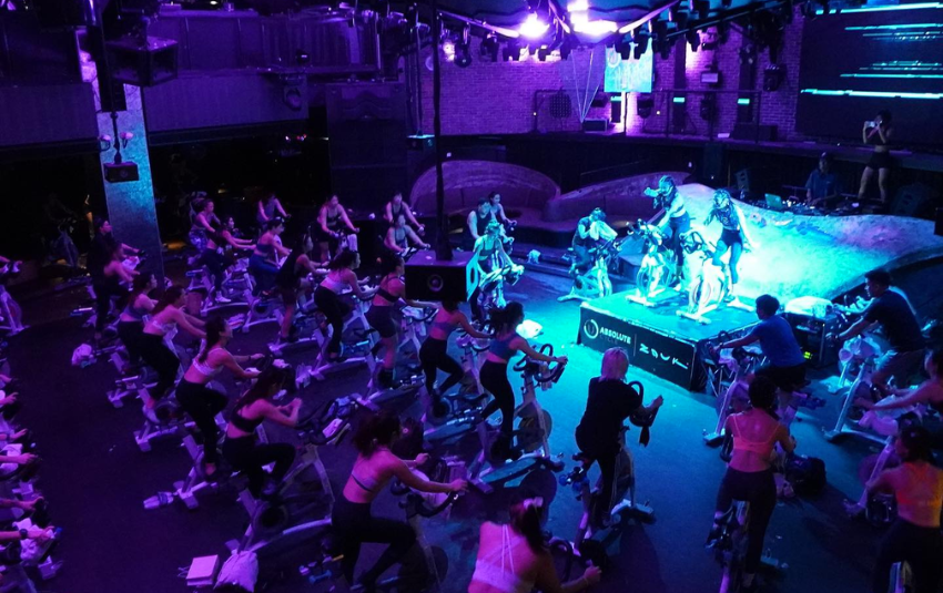 Absolute Cycle spin class at Zouk