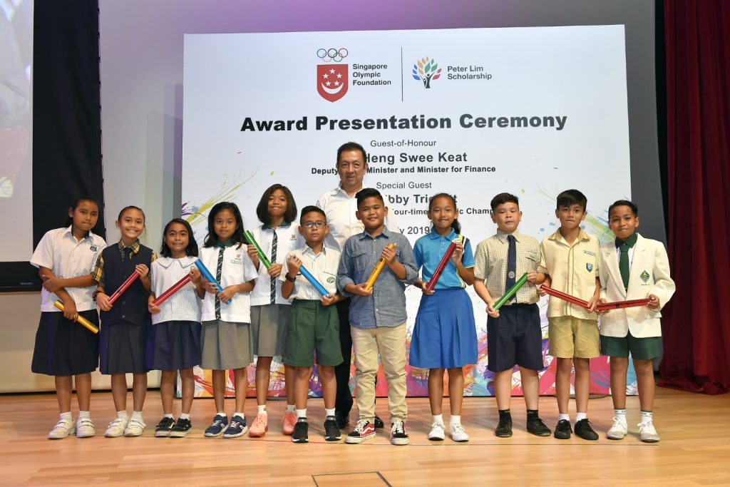 Peter Lim scholarship Photo: SingaporeOlympics.com