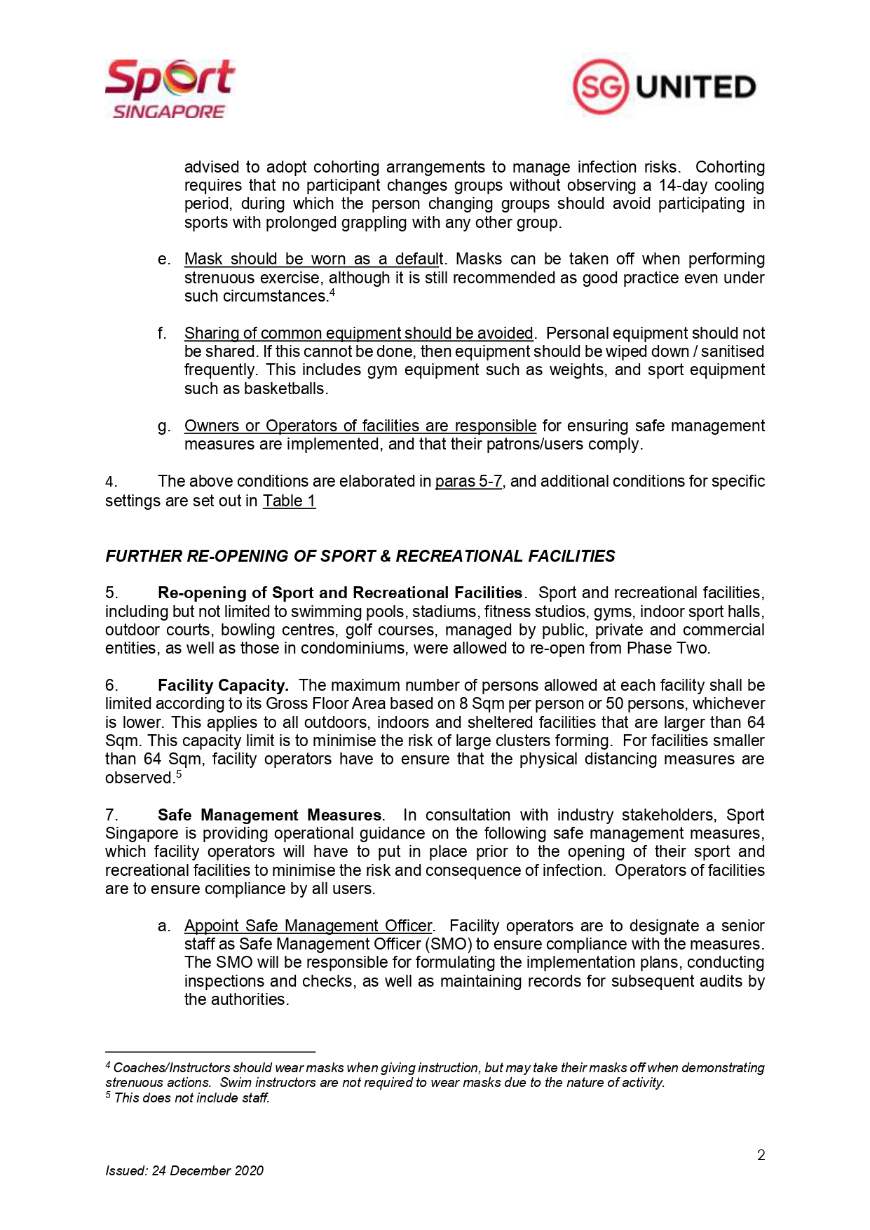 Sport Singapores Advisory for Resumption of SportPAPE for Phase Threepage0002
