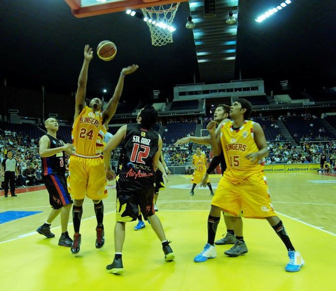 Basketball Rebound Singapore Slingers