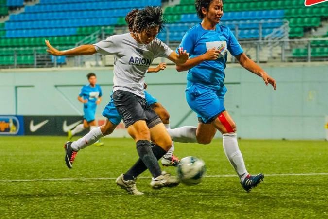 Sheau Shyan Singapore women's soccer