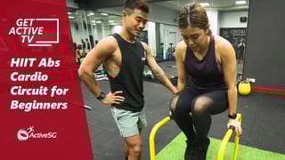 HIIT Abs Cardio Circuit for Beginners with Kenneth Seow | Get Active TV Thumbnail