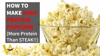 How To Make High Protein Popcorn Thumbnail