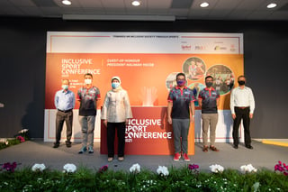 Inaugural Inclusive Sport Conference 2021 :  President Halimah encourages persons with disabilities to play sport regularly