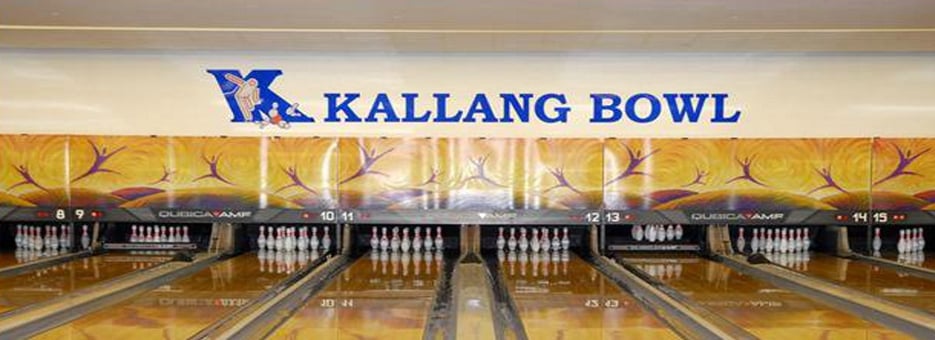 Bowling alley at Kallang Bowl (Kallang Leisure Park)