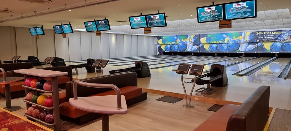 Lanes and seats at Planet Bowl centre