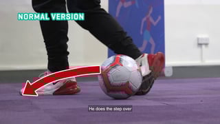 Football - Learning the Roll Over Dribbling Technique Thumbnail