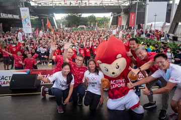 GetActive! Singapore 2022 : Over 2,400 participants at Official Launch & Olympic Day Walk!