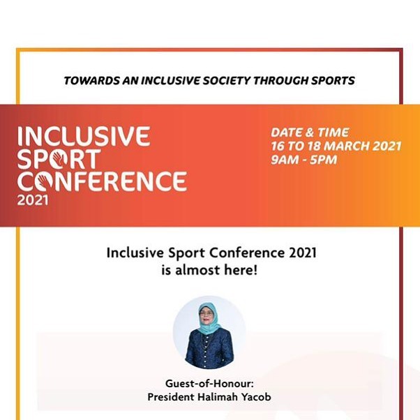 Opening remarks by President Halimah Yacob at the Inclusive Sport Conference 2021