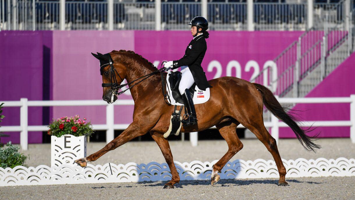 Tokyo 2020 : Team SG Equestrienne Caroline Chew suffers unfortunate disqualification on her Olympic debut!