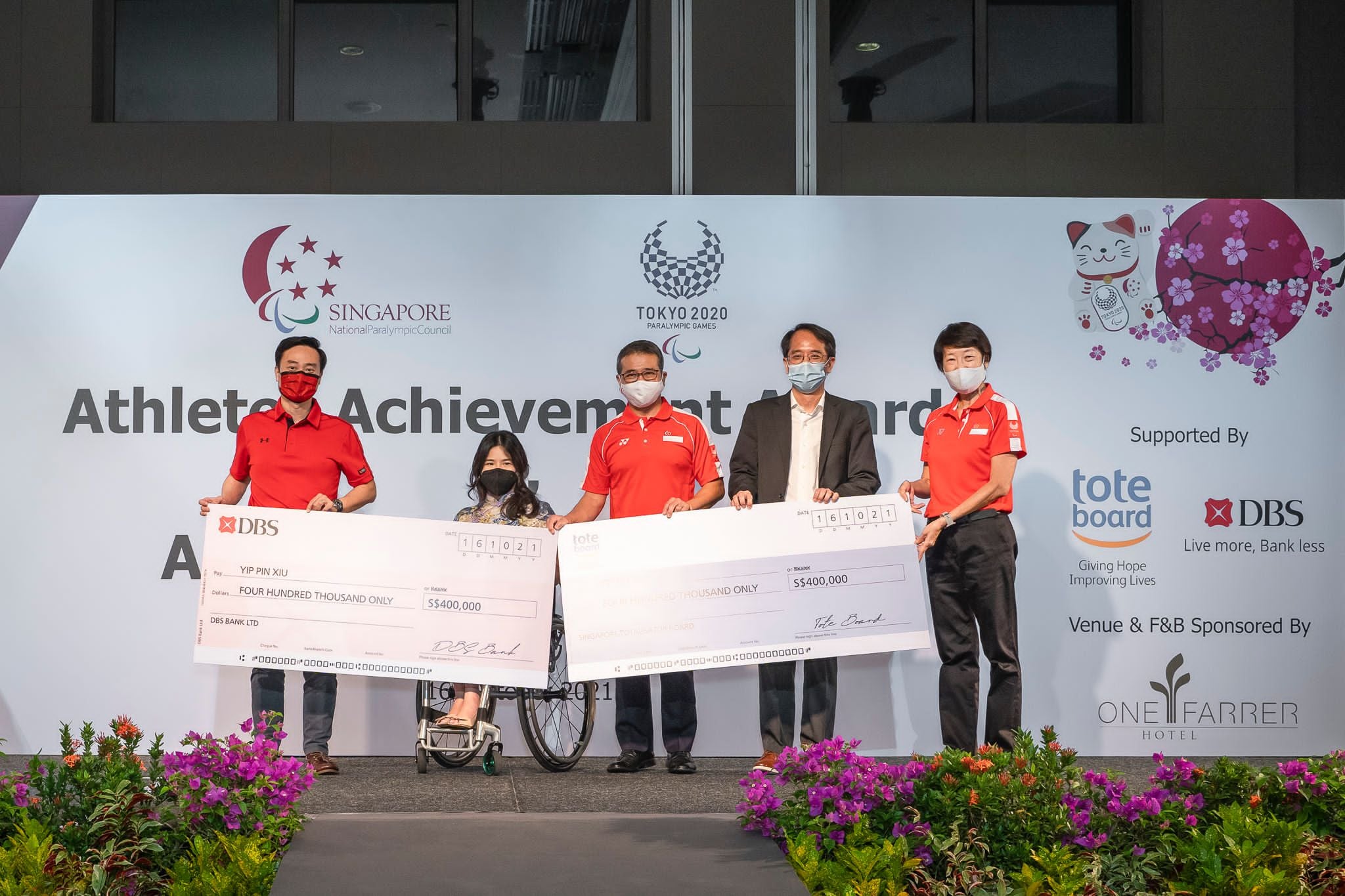 TeamSG's Yip Pin Xiu receives $800,000 for her Double-Gold medals at Tokyo 2020, following DBS Bank's new co-sponsorship!