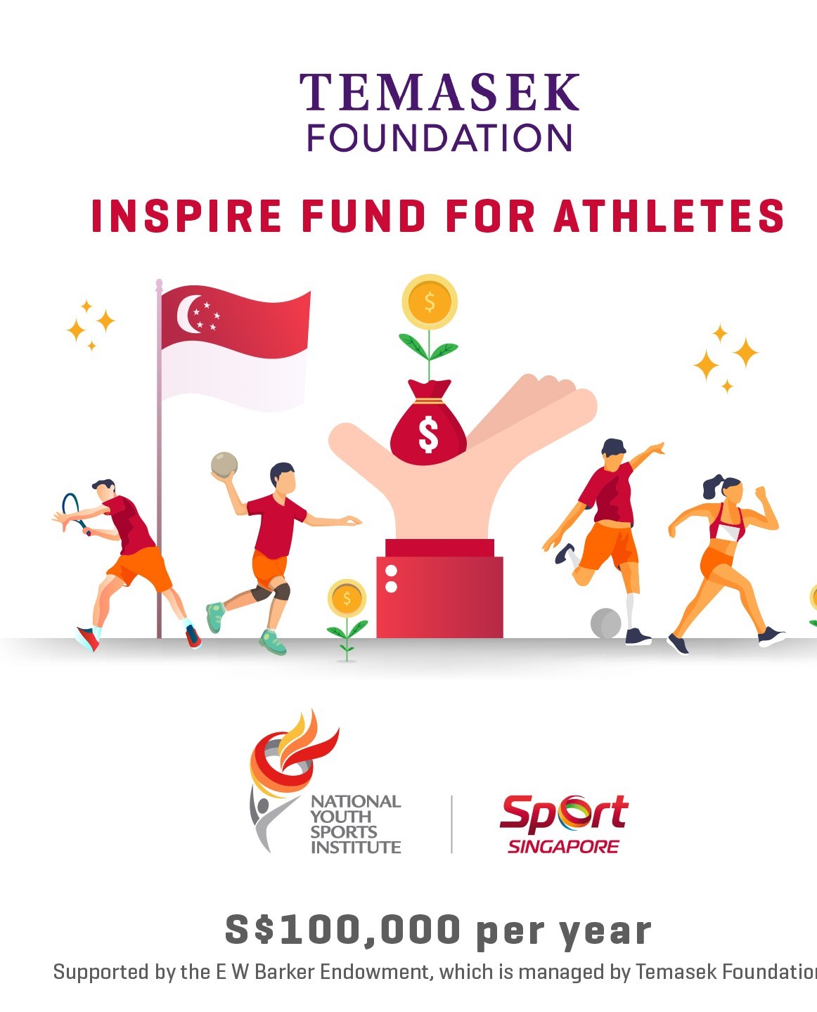 Temasek Foundation Inspire Fund to support promising athletes