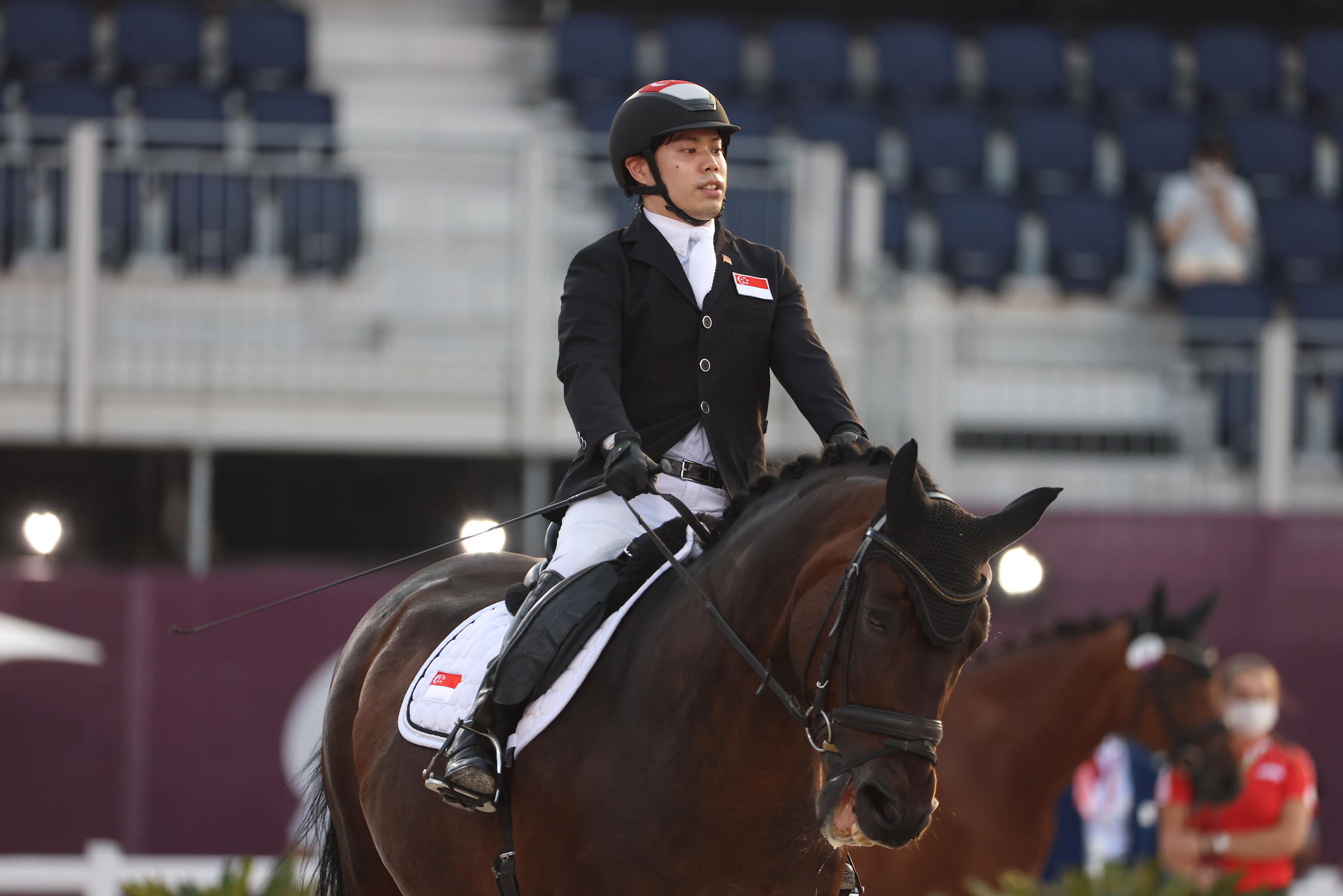 Tokyo 2020: TeamSG Para-Equestrian Maximillian Tan puts up decent Individual Dressage showing on 3rd Paralympic outing!