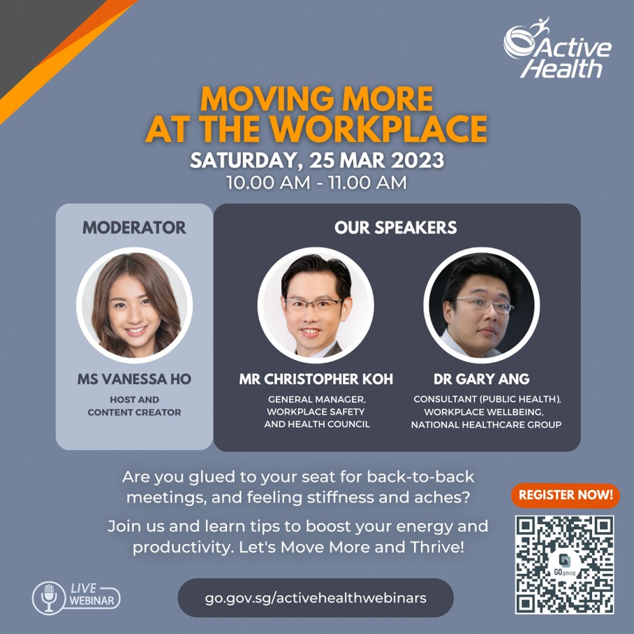 Active Health Webinar - Moving More at the Workplace