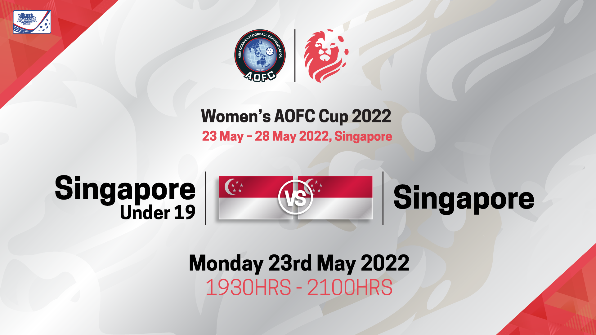 AOFC SG U19 vs Singapore | Replay
