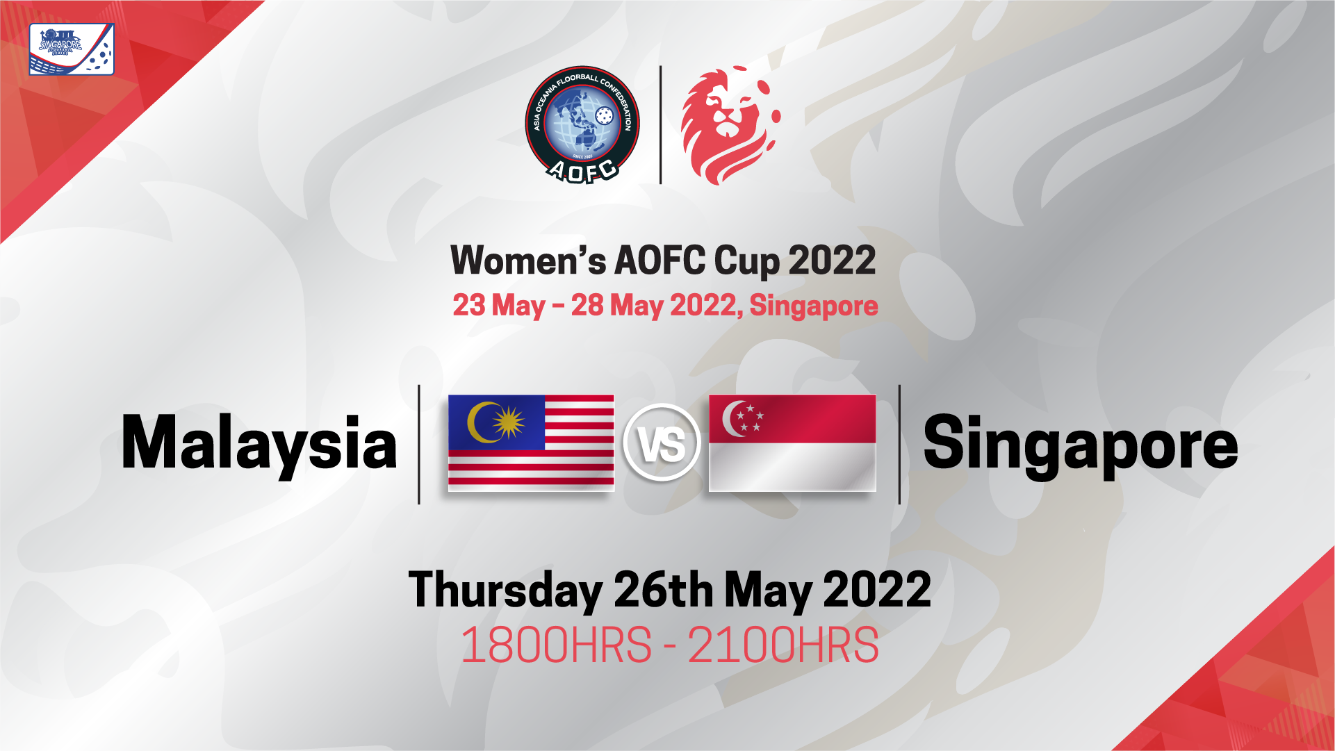 AOFC Malaysia vs Singapore | Replay
