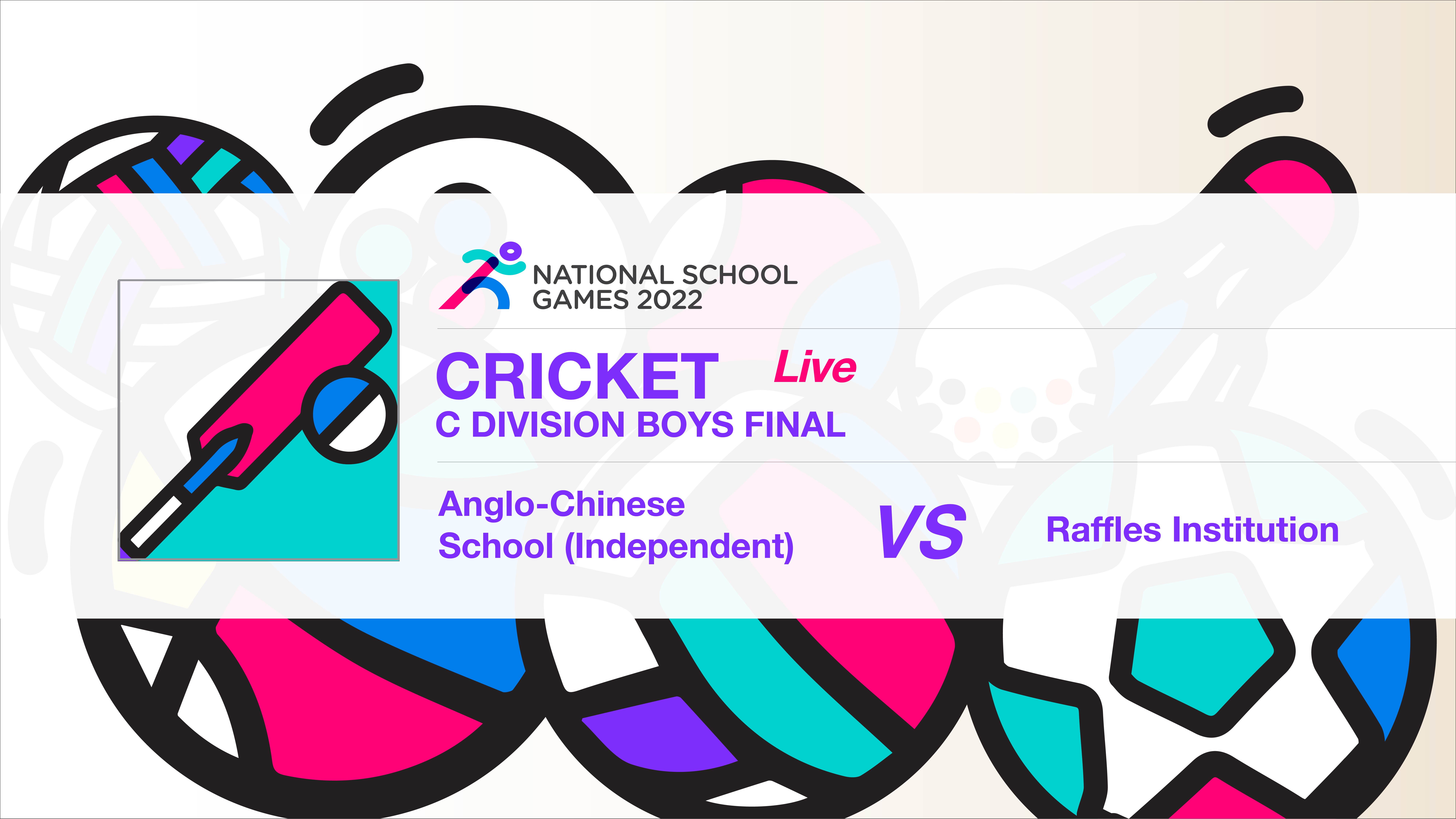 SSSC Cricket National C Division Boys Final | Anglo-Chinese School (Independent) vs Raffles Institution