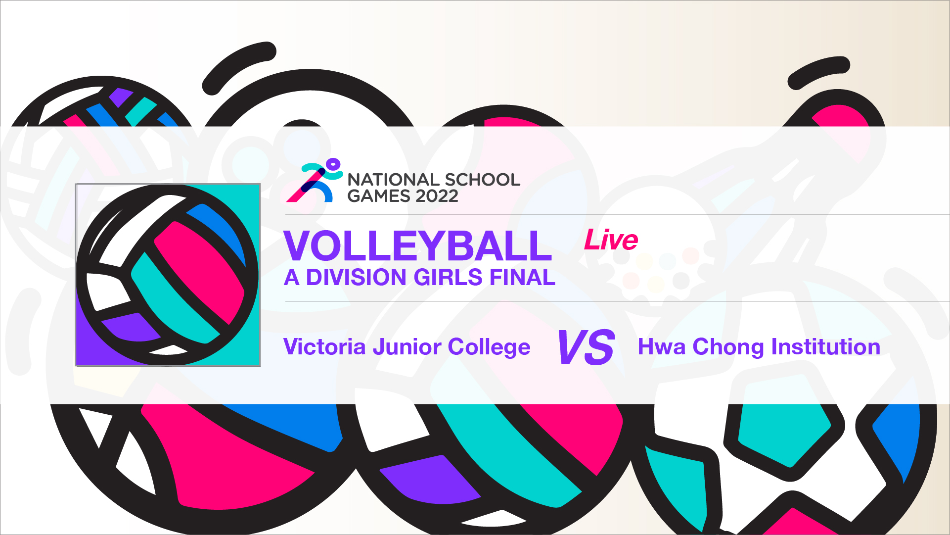 SSSC Volleyball A Division Girls Final | Victoria Junior College vs Hwa Chong Instituition