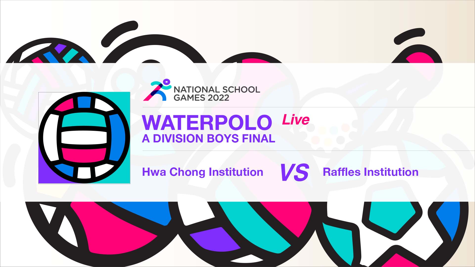 SSSC Water Polo A Division Boys Final | Hwa Chong Institution vs Raffles Institution