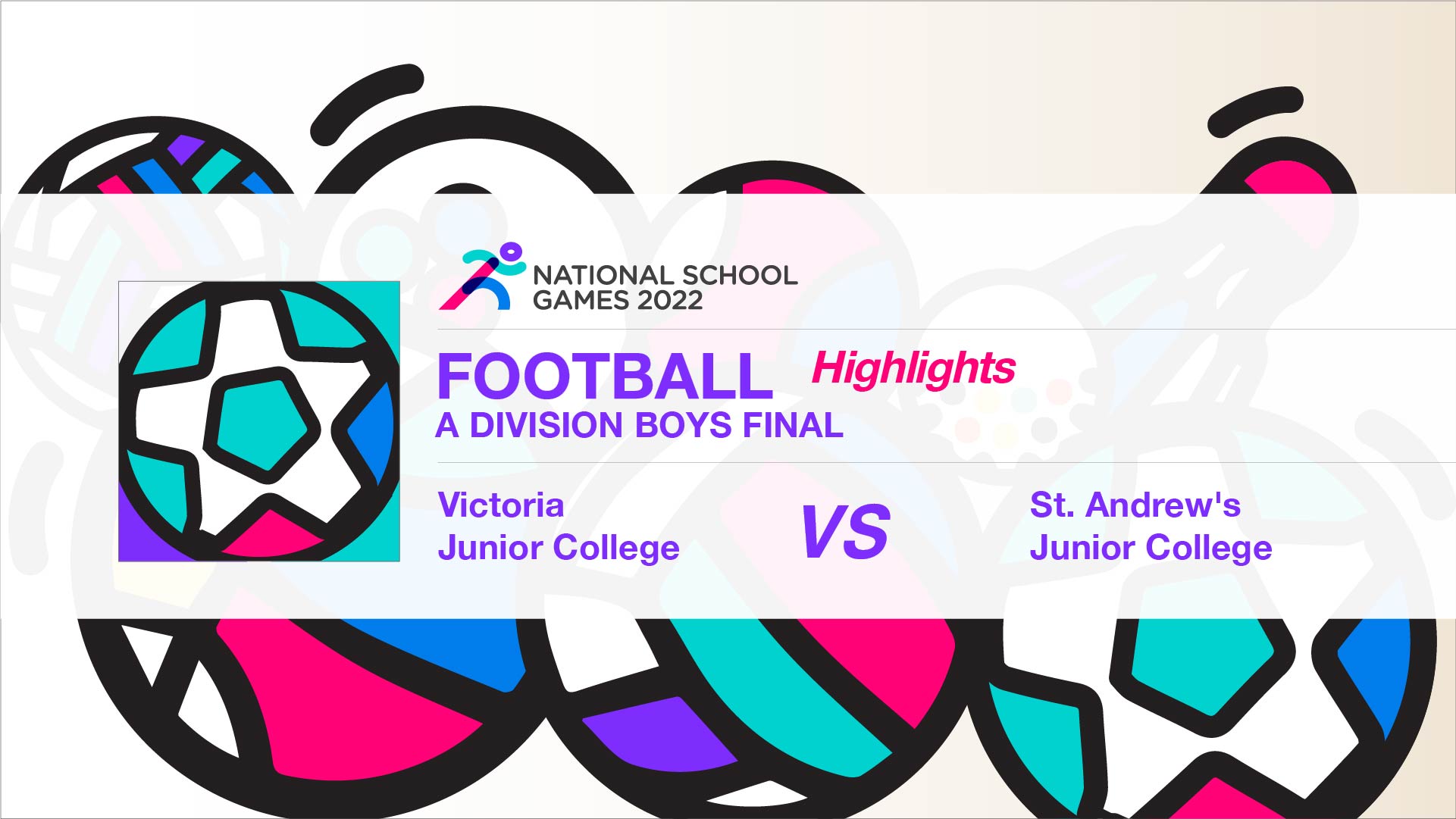 SSSC Football A Division Boys Final | Victoria Junior College vs St. Andrew's Junior College - Highlights