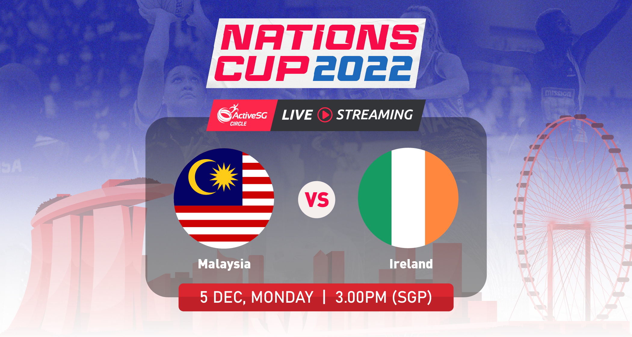 Malaysia 🇲🇾 vs 🇮🇪 Ireland | Nations Cup 2022