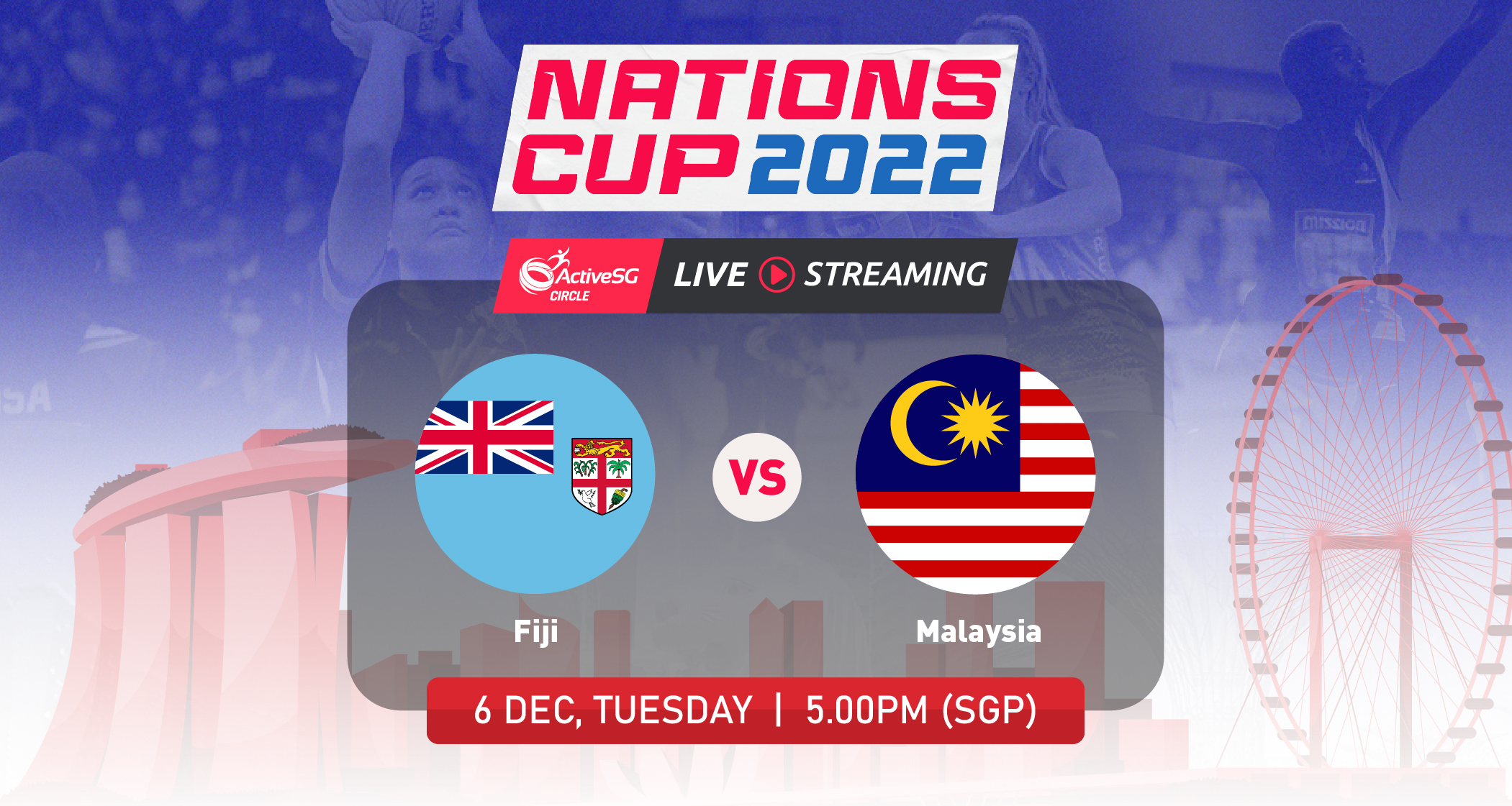 Fiji 🇫🇯 vs 🇲🇾 Malaysia | Nations Cup 2022
