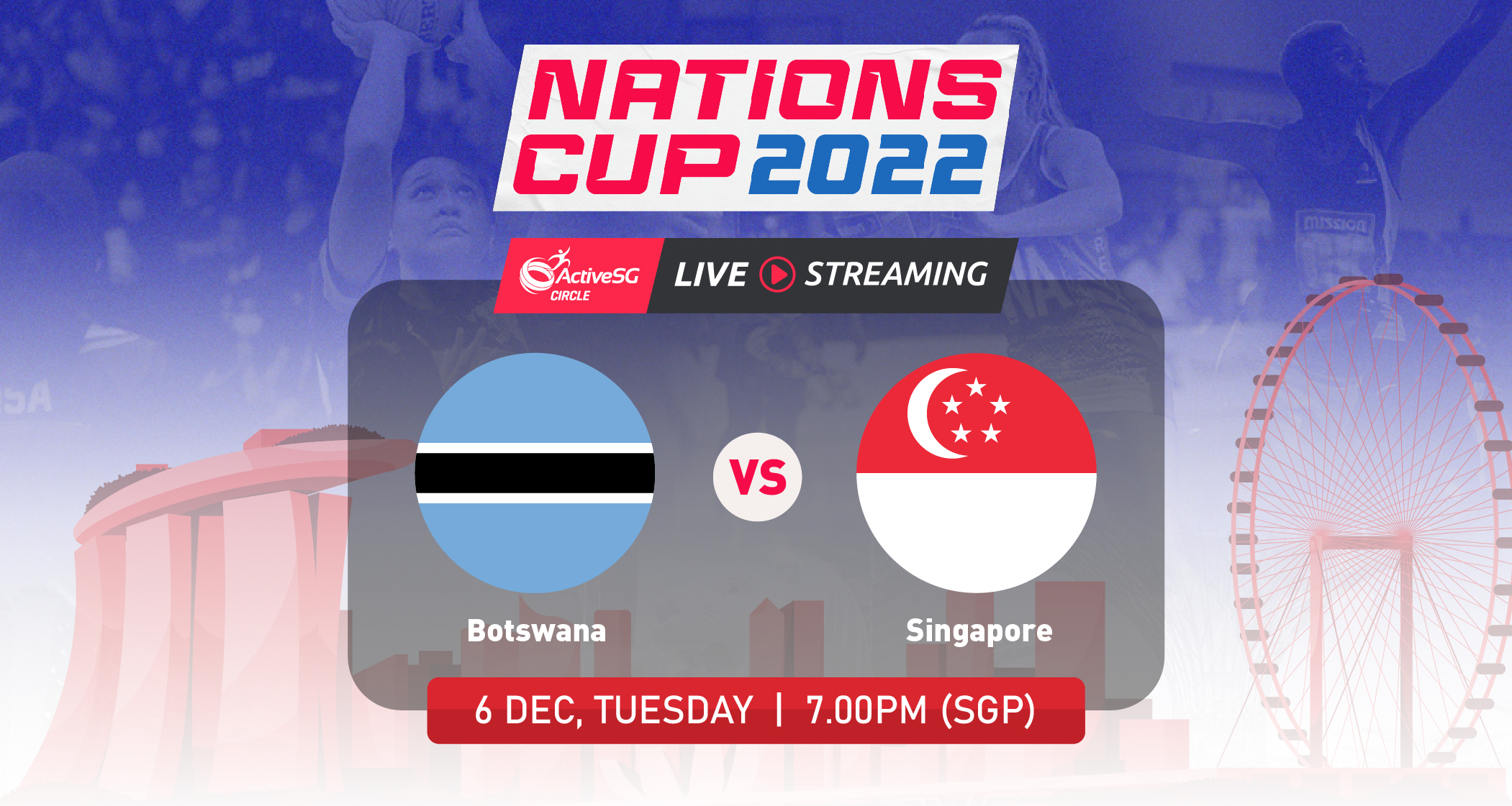 Botswana 🇧🇼 vs 🇸🇬 Singapore | Nations Cup 2022