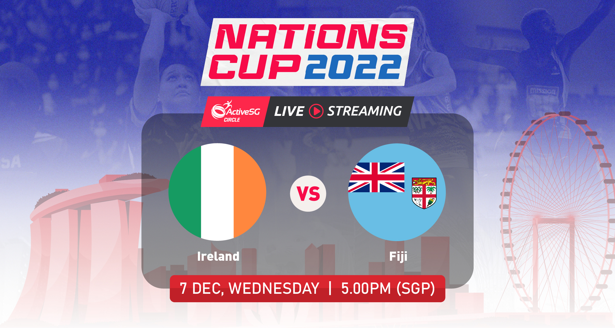Ireland 🇮🇪 vs 🇫🇯 Fiji | Nations Cup 2022