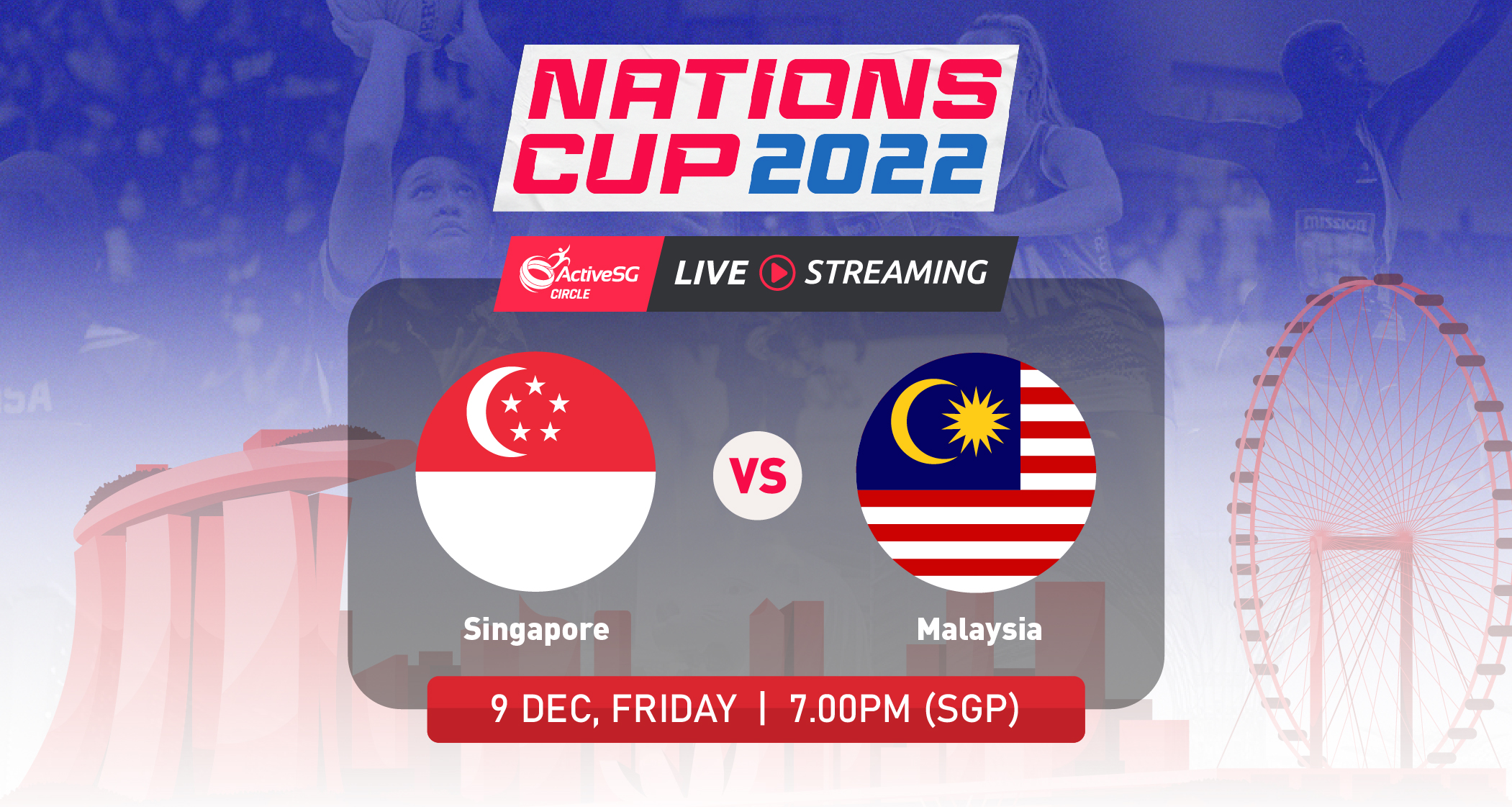 🔴 LIVE: Singapore 🇸🇬 vs 🇲🇾 Malaysia | Nations Cup 2022