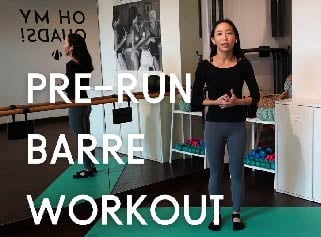 Week 8 - Pre-Run Barre Workout & Post-Run Barre Stretch