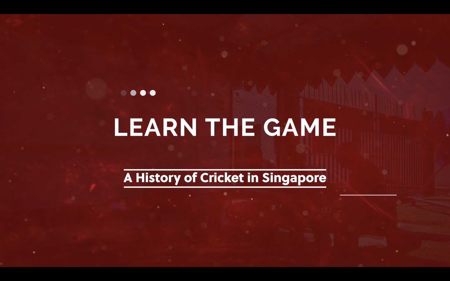 Ep 1 - A History of Cricket in Singapore