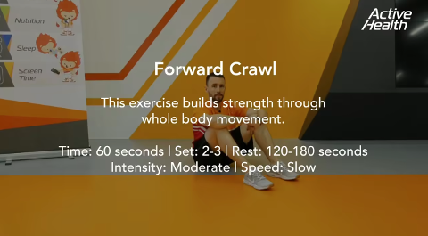 Active Health Exercises For Adults - Forward Crawl Thumbnail