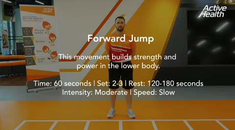 Active Health Exercises For Adults - Forward Jump Thumbnail