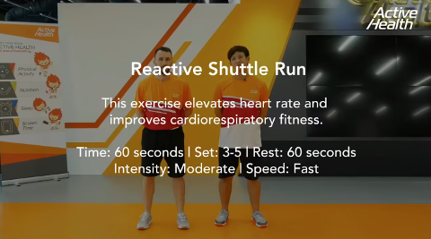 Active Health Exercises For Youth - Reactive Shuttle Run Thumbnail