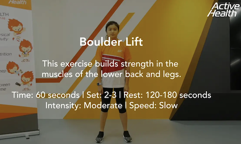 Active Health Exercises for Masters - Boulder Lift Thumbnail
