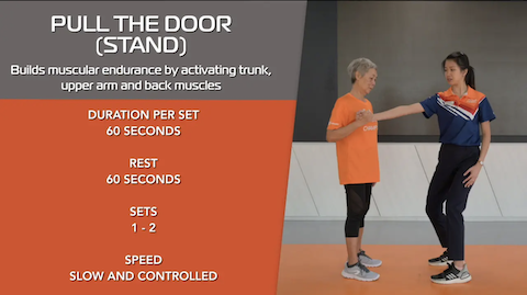 Simple Stretching for Seniors Ep 7 - Pull The Door (Stand) Thumbnail