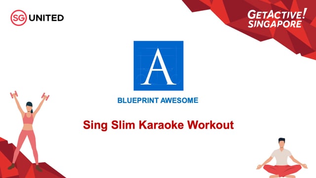 Blue Awesome - Sing Slim Karaoke Workout 02 - Rasa Sayang Thumbnail