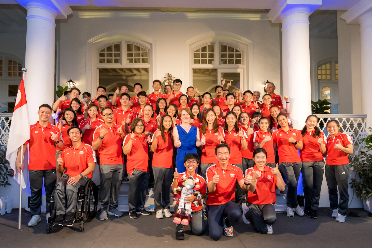 A rousing send-off for Birmingham-bound Team Singapore athletes