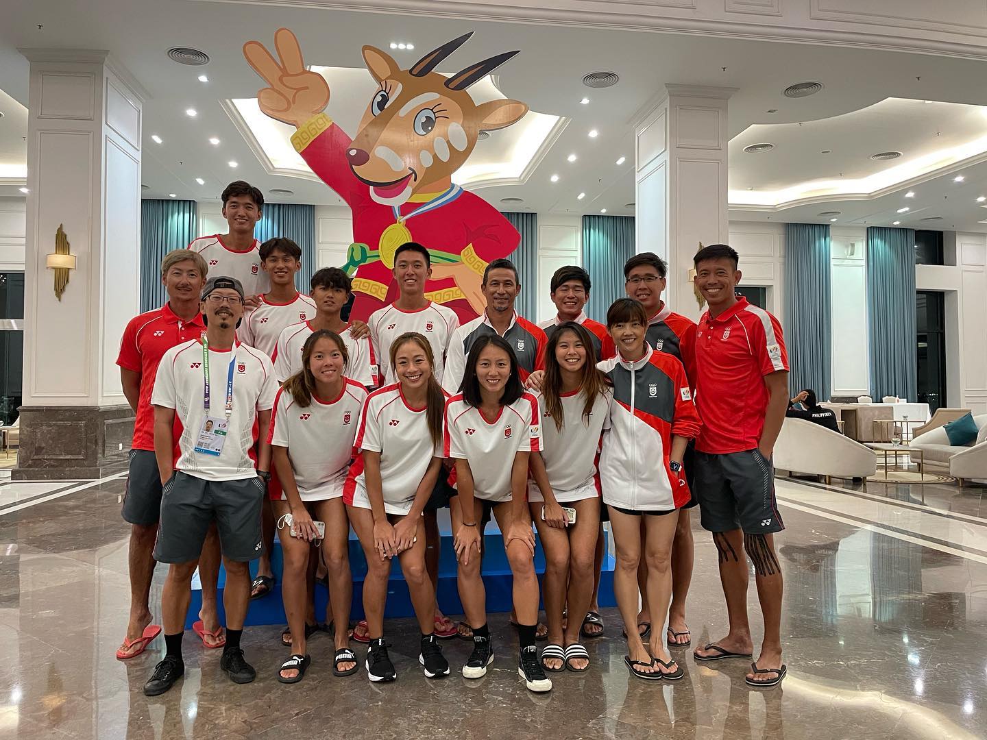TeamSG's Beach Volleyballers returning home, after tough and challenging SEA Games campaign!
