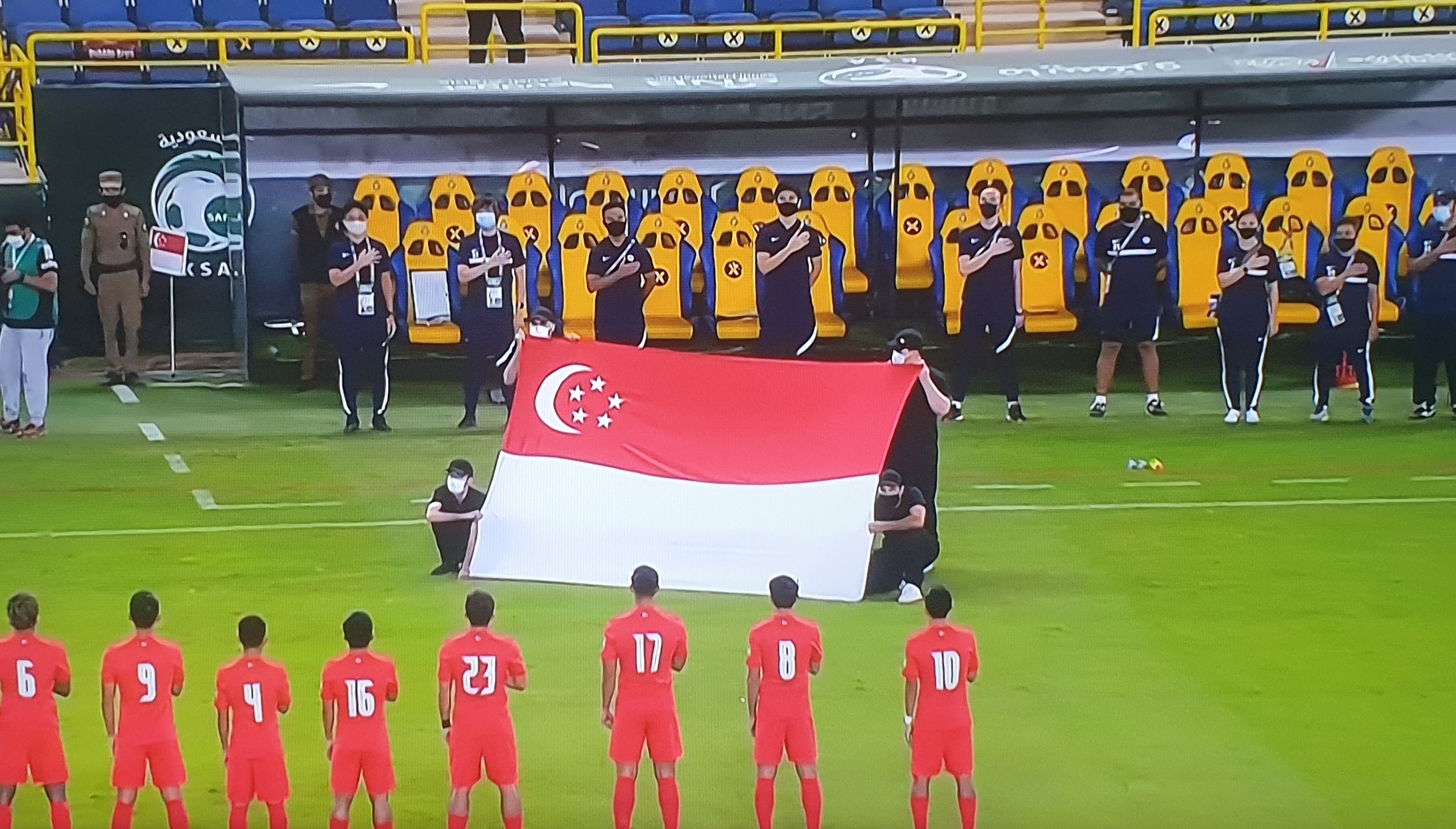 Saudi Arabia's 3 late goals deny Singapore a commendable showing!