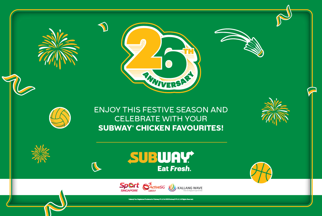 Win with Subway and Sport Singapore!