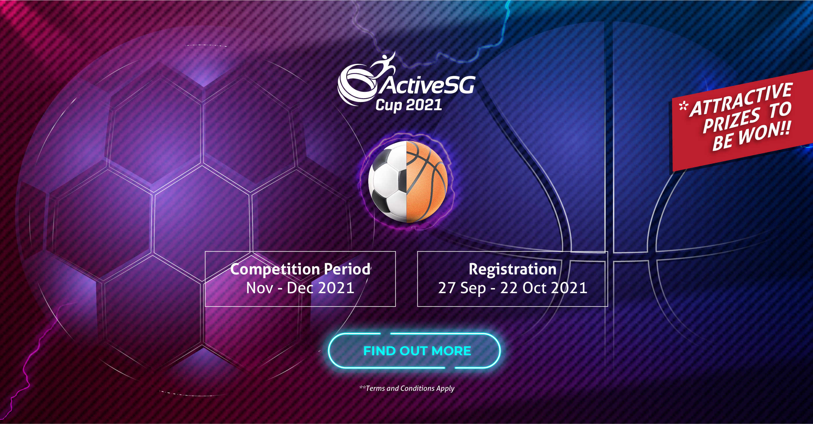 Call for ActiveSG Cup Partnership and Sponsorships