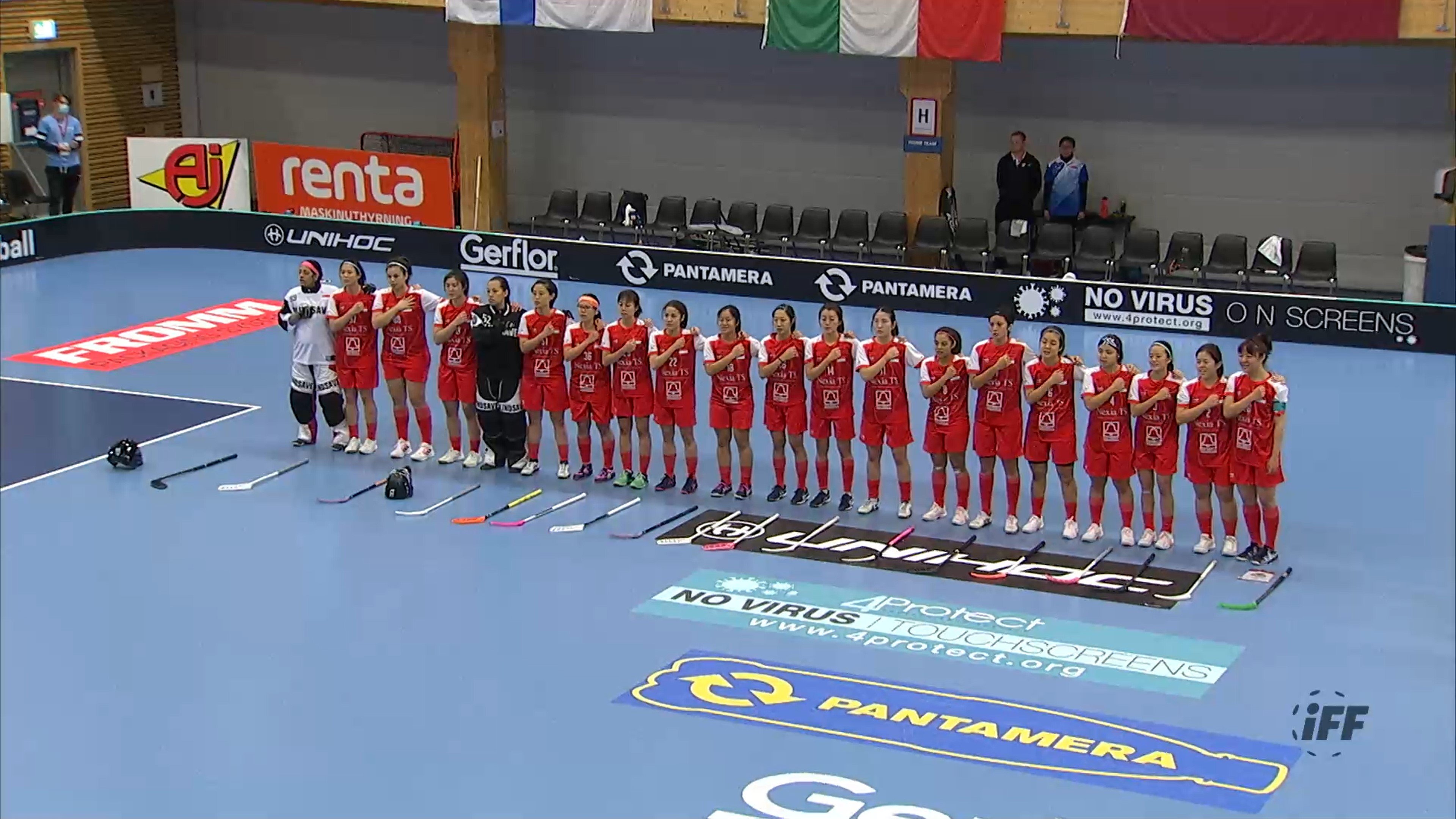 TeamSG battled NFFR (Russia) to a 5-5 draw, to keep their hopes alive in the 2021 Women's World Floorball Championships!